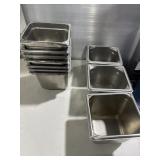 (10) Vollrath Food Stainless Pan 7ï¿½x6ï¿½, 6ï¿½ Deep