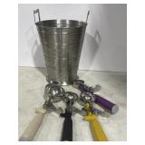 Mumm Napa Steel Bucket W/ Scoopers