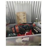 Bin of Christmas Decor
