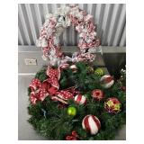 (2) Christmas Wreaths 25 & 18"