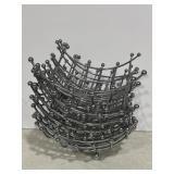 8 Chromed Wire Mid Century Fruit Bowl