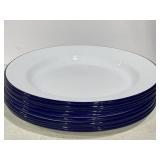 (10) Crow Canyon Home Round 10" Plates Hard