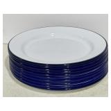 (10) Crow Canyon Home Round 10" Plates Hard