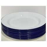 (12) Crow Canyon Home Round 10" Plates Plastic