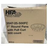 HFAinc. 7" Round Foil Pans (Open Box Approx 200)