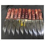 (10) Tramontina Stainless Steel Steak Knife
