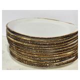 (12) Francessa Rustica 20-4 12" Dinner Plates