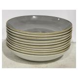 (10) Churchill Stonecast 10" Salad Plates