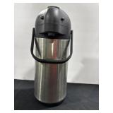 Stainless Steel Coffee Pump Pot Dispenser 3-Liters