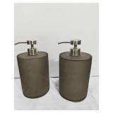(2) Room 360 Soap Dispensers 7"