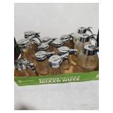 (12) Glass Syrup Pitchers