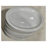 (12) 11.5" Ventura China Oval Plates