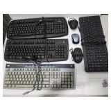 4 wired keyboards 2 wired mouse and one wireless