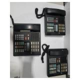 (3) Nortel Meridian M7310 business phones.