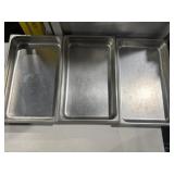 (3) Stainless Steam Pan 21ï¿½x13ï¿½, 2ï¿½Deep