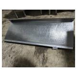 Stainless Wall Shelf w/ Ticket Holder 36"