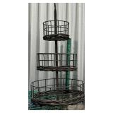 20ï¿½ Tall 3 Tier Fruit Wire Basket