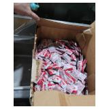 One partial box of ketchup one partial box of