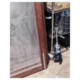 Wood Sliding Door w/ Glass Panel 118x30
