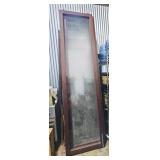 Wood Sliding Door w/ Glass Panel 118x30
