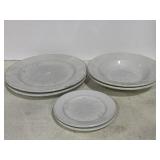 6 Crestware Dinner Plate Set