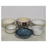 6 Assorted Porcelain Bowls