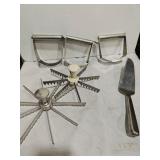 Stainless Pastry Cutters, Pie Slicer, Server