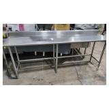 Stainless Prep Table 96x24x36/40