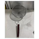Myland Mesh Strainer Wood Handle 10"  Round
