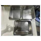 (3) Stainless Steam Pan 13ï¿½x10ï¿½ , 2ï¿½Deep