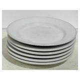 (6) Tuxton Made In China 6" Saucers