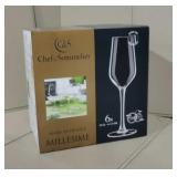 "Chef & Sommelier" Brand(6) Champagne flutes