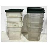 8 Square Food Container Carlisle & Cambro 4qt