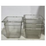 4 Carlisle Storage Box 2qts & 1qts