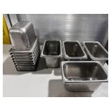 (13) Vollrath Food Stainless Pan 7ï¿½x4ï¿½, 4Deep