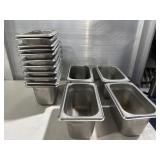 (13) Vollrath Food Stainless Pan 7ï¿½x4ï¿½, 4Deep