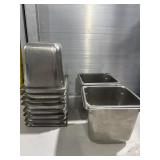 (10) Vollrath Food Stainless Pan 7ï¿½x6ï¿½ ,6ï¿½ Deep