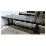 Restoration Hardware Solid Wood Table w/2 Leaves