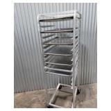 This rack only holds 11 trays it is broken