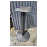 Bar height table base