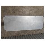 New Age 1848SB Aluminum Solid Shelf - 48"W x 18"D