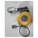 TRAC/LUMAPRO 20ft Retractable Cord Reel Work