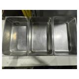 (3) Steam Table Pan 21ï¿½x13ï¿½