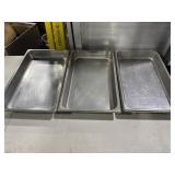 (3) Steam Table Pan 21ï¿½x13ï¿½