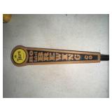 No Label Brewing Co. Wood Beer Handle 12ï¿½