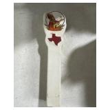 Saint Arnold Cardinal Beer Handle 10"