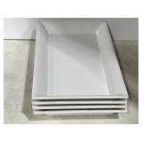 (4) 14.5"x7.5" MEL19 Melamine Plater Hard Plastic