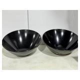 (2) NSE B-790 Gï¿½Eï¿½T Hard Plastic 12"D Bowls