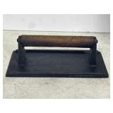 Cast Iron Grill Press 8" with Wooden Handle