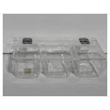 Clear 3 Section Condiment Holder 9" x 6ï¿½ x 2.5ï¿½